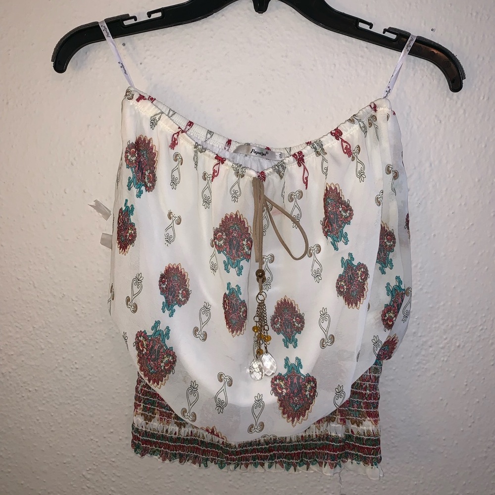 Print tube top from Papaya